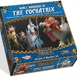 CMON Limited Massive Darkness: Heroes & Monster Set - Noble Warriors Vs The Cockatrix Board Games