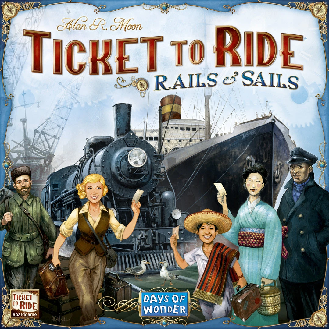 Days Of Wonder Ticket To Ride: Rails & Sails Board Games 1 Days Of Wonder Ticket To Ride: Rails & Sails Board Games