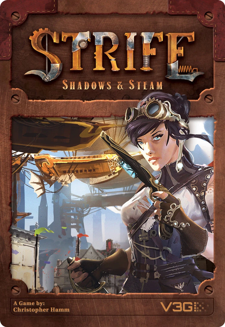 V3G Board Games Strife: Shadows And Steam 1 V3G Board Games Strife: Shadows And Steam