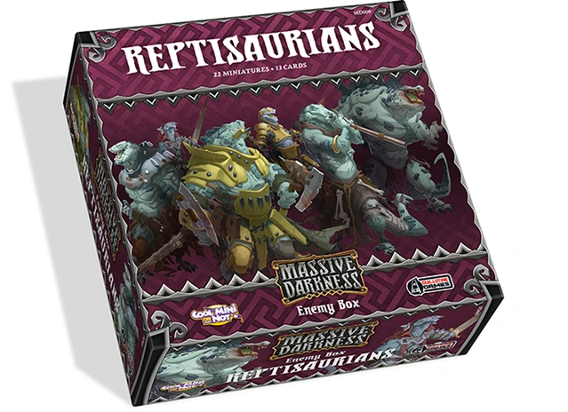 CMON Limited Board Games Massive Darkness: Enemy Box - Reptisaurians 1 CMON Limited Board Games Massive Darkness: Enemy Box - Reptisaurians