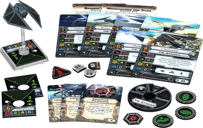Fantasy Flight Games Board Games Star Wars: X-Wing Miniatures Game - TIE Striker Expansion Pack 1 Fantasy Flight Games Board Games Star Wars: X-Wing Miniatures Game - TIE Striker Expansion Pack