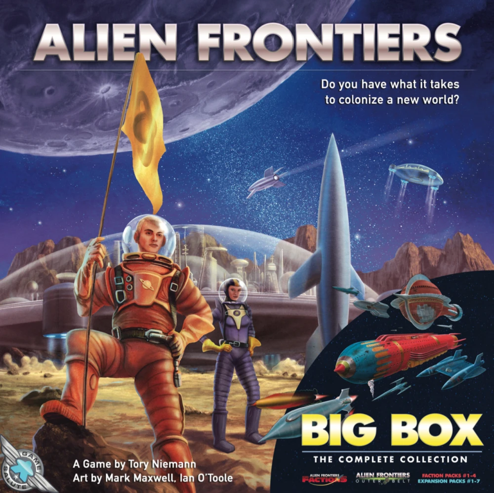 Game Salute Alien Frontiers Big Box Board Games 1 Game Salute Alien Frontiers Big Box Board Games