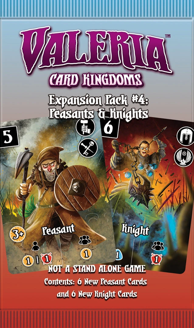Daily Magic Games Valeria: Card Kingdoms - Expansion Pack #04: Peasants & Knights Board Games 1 Daily Magic Games Valeria: Card Kingdoms - Expansion Pack #04: Peasants & Knights Board Games