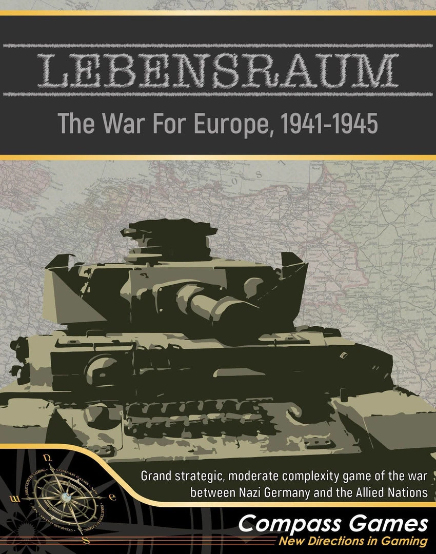 Compass Games Lebensraum: The War For Europe 1941-1945 Board Games 1 Compass Games Lebensraum: The War For Europe 1941-1945 Board Games
