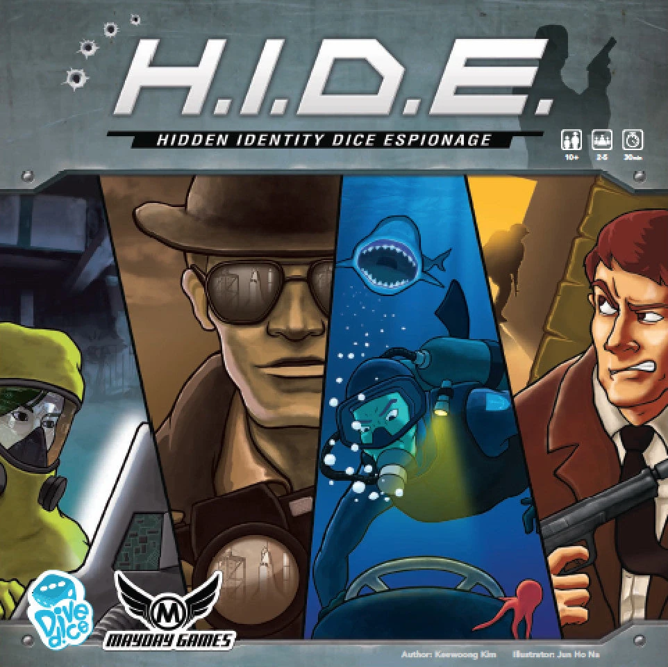 Mayday Games Board Games H.I.D.E.: Hidden Identity Dice Espionage 1 Mayday Games Board Games H.I.D.E.: Hidden Identity Dice Espionage