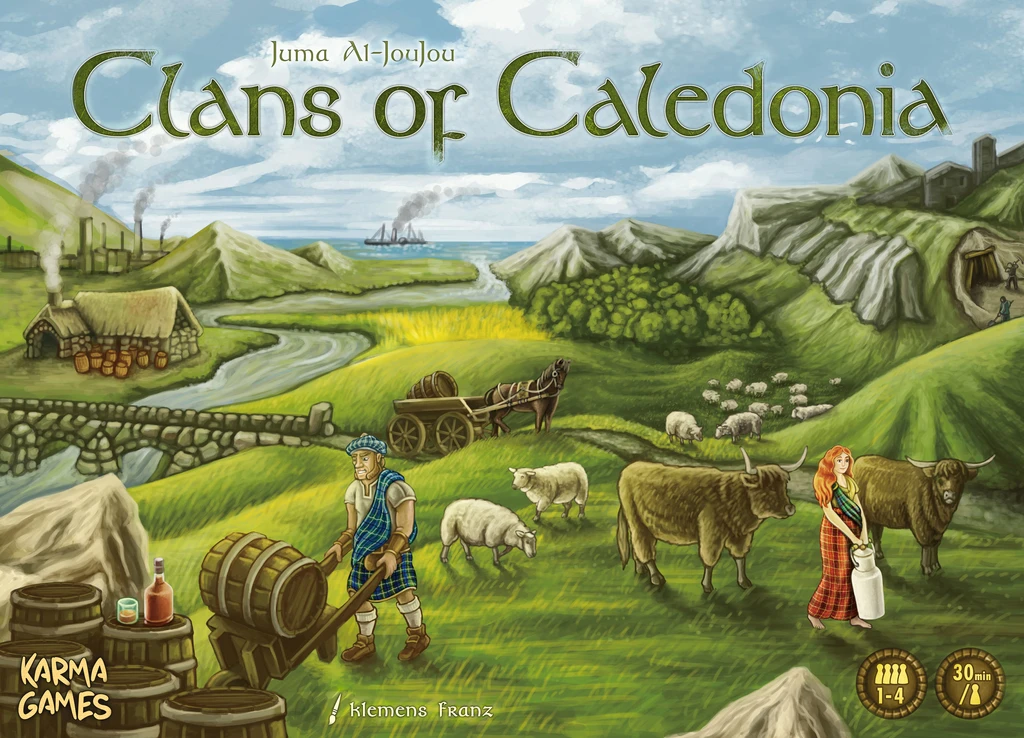 Karma Games Board Games Clans Of Caledonia 1 Karma Games Board Games Clans Of Caledonia