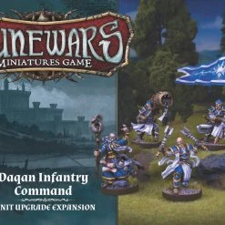 Fantasy Flight Games Runewars Miniatures Game: Daqan Infantry Command - Unit Upgrade Expansion Board Games
