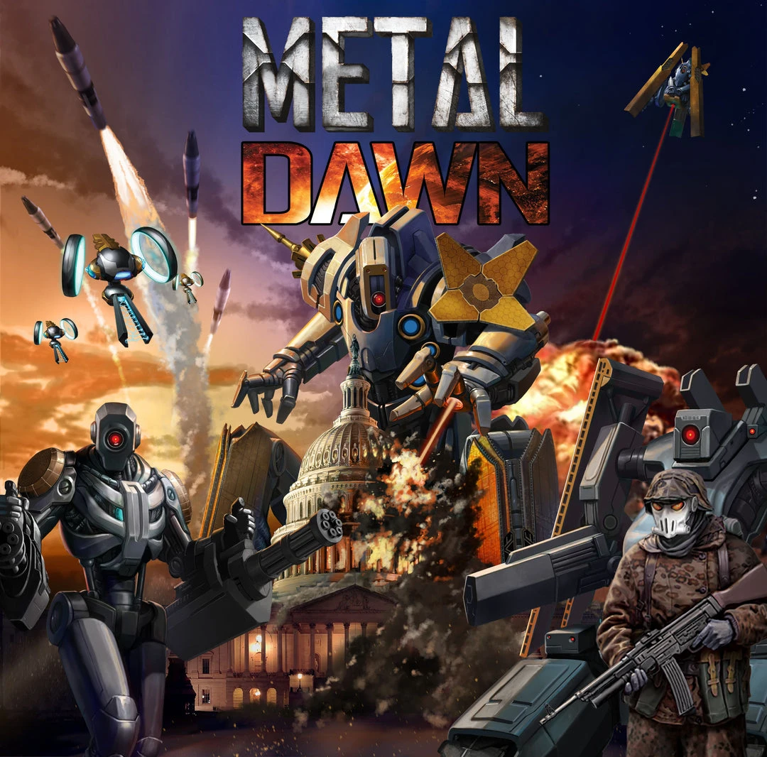 Everything Epic Games Metal Dawn (Kickstarter Deluxe Edition) Board Games 1 Everything Epic Games Metal Dawn (Kickstarter Deluxe Edition) Board Games