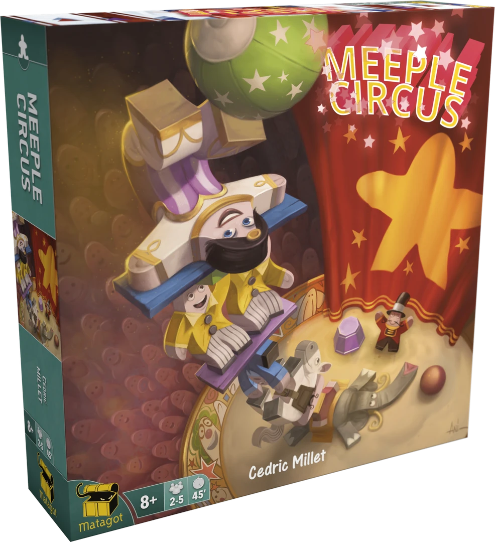 Matagot Board Games Meeple Circus 1 Matagot Board Games Meeple Circus