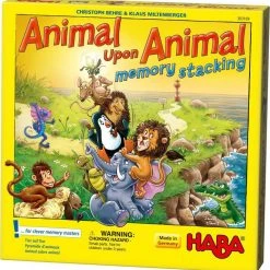 HABA Board Games Animal Upon Animal: Memory Stacking