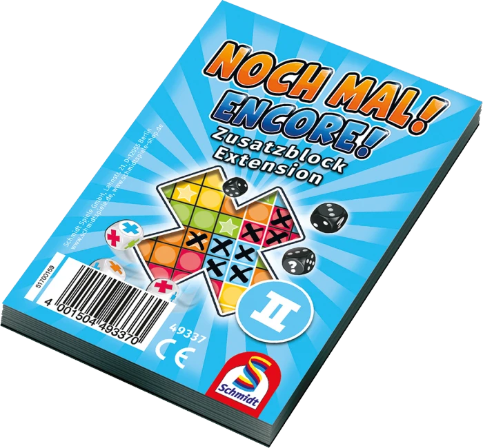 Schmidt Spiele Noch Mal!: Zusatzblock II Board Games 1 Schmidt Spiele Noch Mal!: Zusatzblock II Board Games