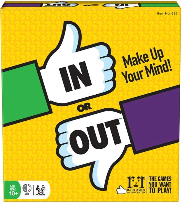 R&R Games In Or Out Board Games 1 R&R Games In Or Out Board Games
