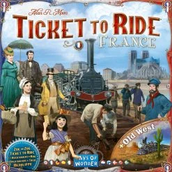 Days Of Wonder Board Games Ticket To Ride Map Collection: Volume 6 - France & Old West