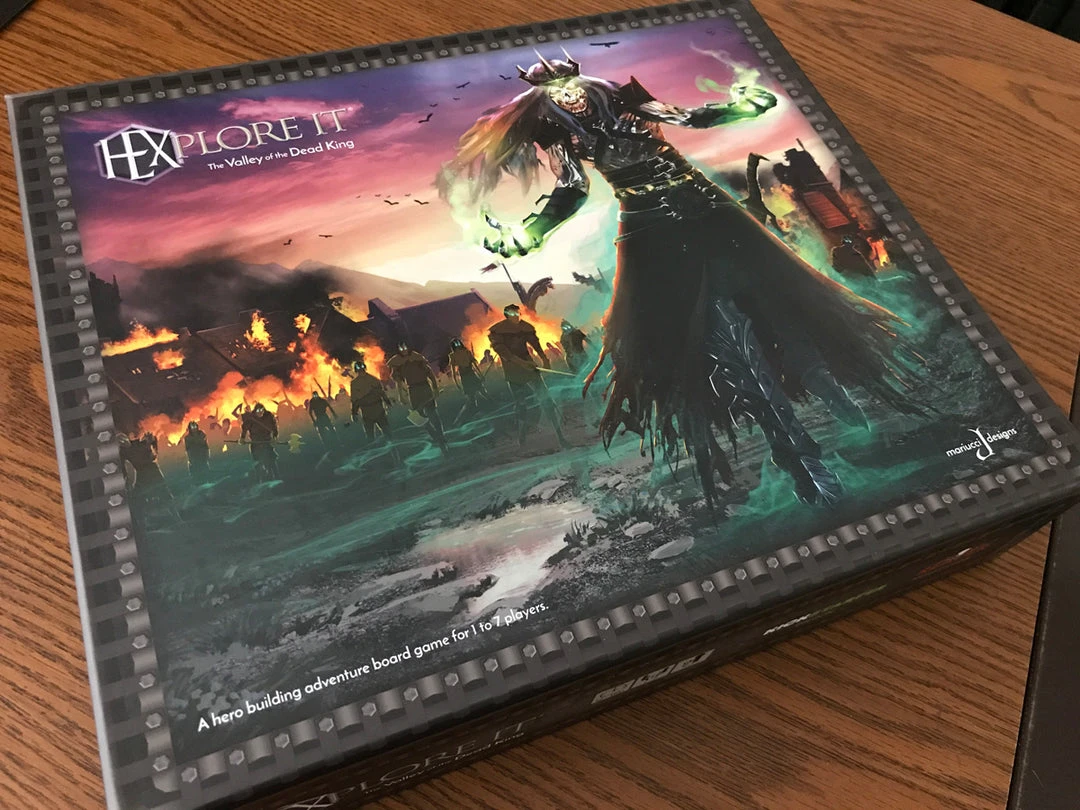 Mariucci J. Designs HEXplore It: The Valley Of The Dead King Board Games 1 Mariucci J. Designs HEXplore It: The Valley Of The Dead King Board Games