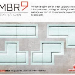 ABACUSSPIELE Board Games NMBR 9: Starting Tiles