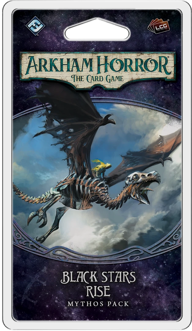 Fantasy Flight Games Board Games Arkham Horror: The Card Game - Black Stars Rise Mythos Pack 1 Fantasy Flight Games Board Games Arkham Horror: The Card Game - Black Stars Rise Mythos Pack