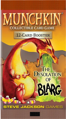 Steve Jackson Games Munchkin Collectible Card Game: The Desolation Of Blarg - Booster Pack 1 Steve Jackson Games Munchkin Collectible Card Game: The Desolation Of Blarg - Booster Pack