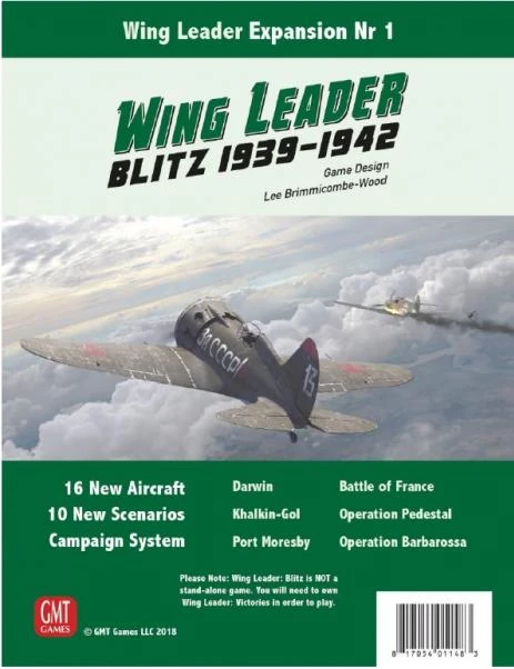 GMT Games Wing Leader: Blitz 1939-1942 1 GMT Games Wing Leader: Blitz 1939-1942