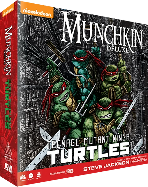 IDW Games Munchkin: Teenage Mutant Ninja Turtles (Deluxe Edition) Board Games 1 IDW Games Munchkin: Teenage Mutant Ninja Turtles (Deluxe Edition) Board Games
