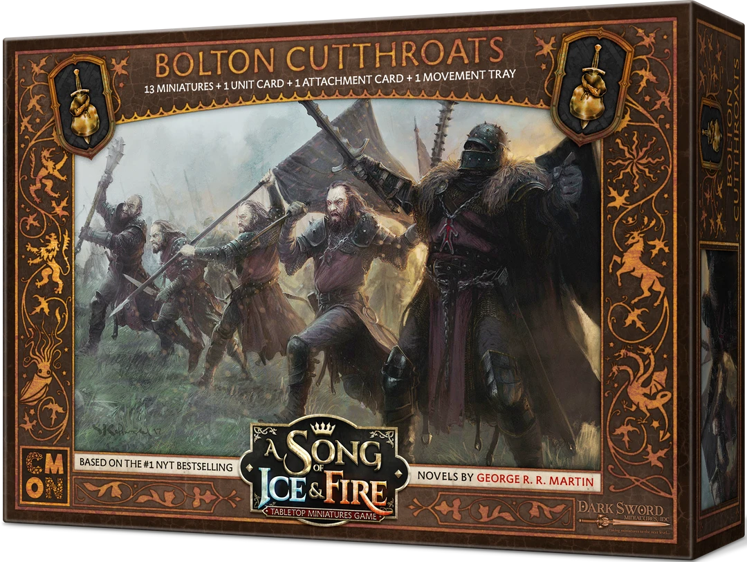 CMON Limited Board Games A Song Of Ice & Fire: Tabletop Miniatures Game - Bolton Cutthroats 1 CMON Limited Board Games A Song Of Ice & Fire: Tabletop Miniatures Game - Bolton Cutthroats