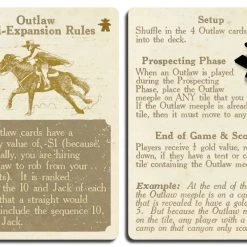 Elf Creek Games End Of The Trail: Outlaw Mini-Expansion Board Games