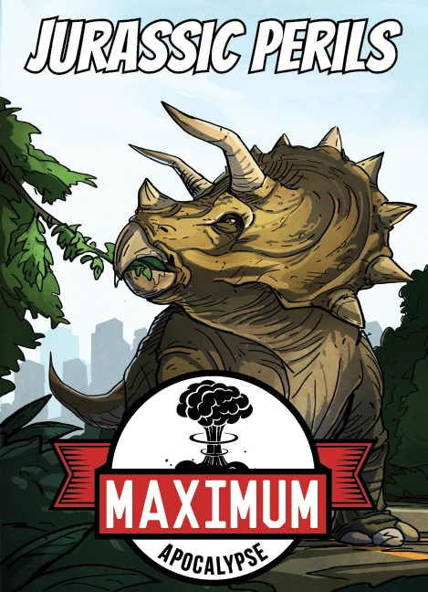 Rock Manor Games Board Games Maximum Apocalypse: Jurassic Perils 1 Rock Manor Games Board Games Maximum Apocalypse: Jurassic Perils