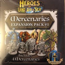Gamelyn Games Board Games Heroes Of Land, Air & Sea: Mercenaries Expansion Pack #1