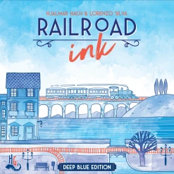 CMON Limited Board Games Railroad Ink: Deep Blue Edition *PRE-ORDER*
