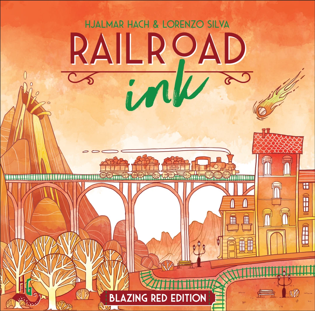 CMON Limited Board Games Railroad Ink: Blazing Red Edition *PRE-ORDER* 1 CMON Limited Board Games Railroad Ink: Blazing Red Edition *PRE-ORDER*