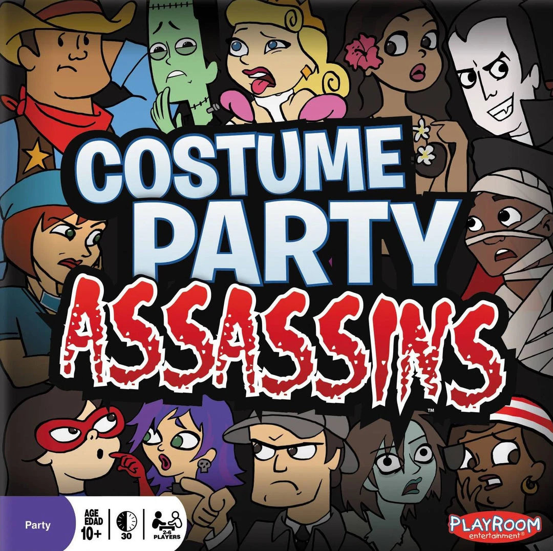 Playroom Entertainment Costume Party Assassins Board Games 1 Playroom Entertainment Costume Party Assassins Board Games