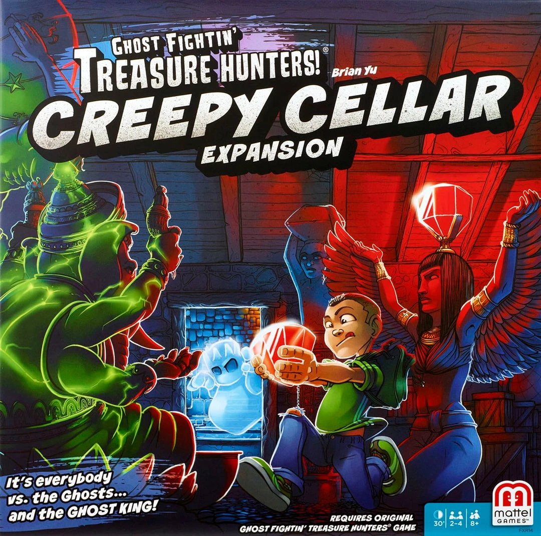 Mattel Board Games Ghost Fightin' Treasure Hunters: Creepy Cellar Expansion 1 Mattel Board Games Ghost Fightin' Treasure Hunters: Creepy Cellar Expansion