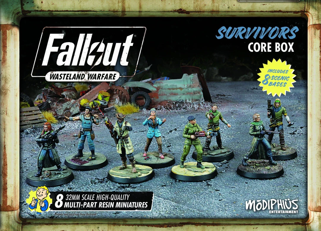 Modiphius Entertainment Fallout: Wasteland Warfare - Survivors Core Box Board Games 1 Modiphius Entertainment Fallout: Wasteland Warfare - Survivors Core Box Board Games