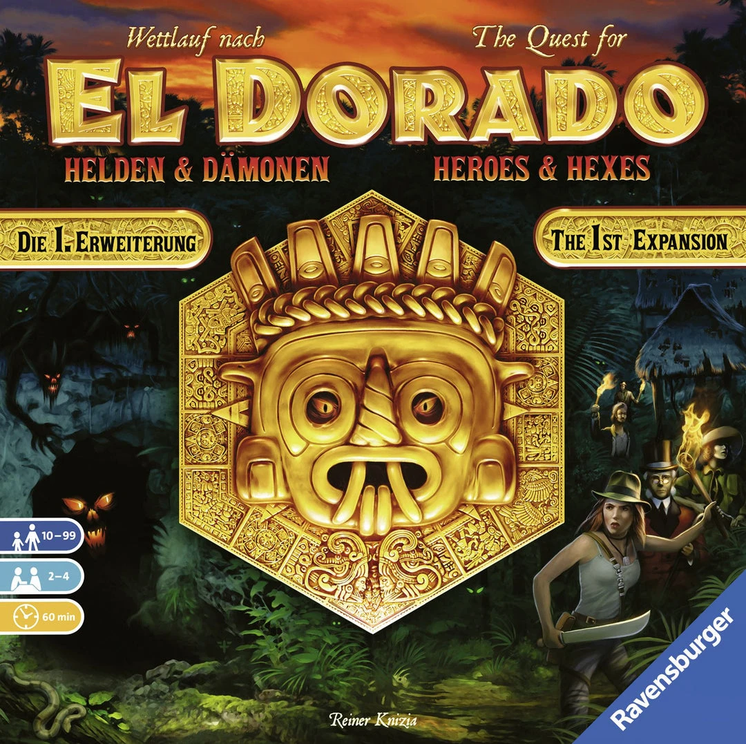Ravensburger Board Games The Quest For El Dorado: Heroes & Hexes (Minor Damage) 1 Ravensburger Board Games The Quest For El Dorado: Heroes & Hexes (Minor Damage)