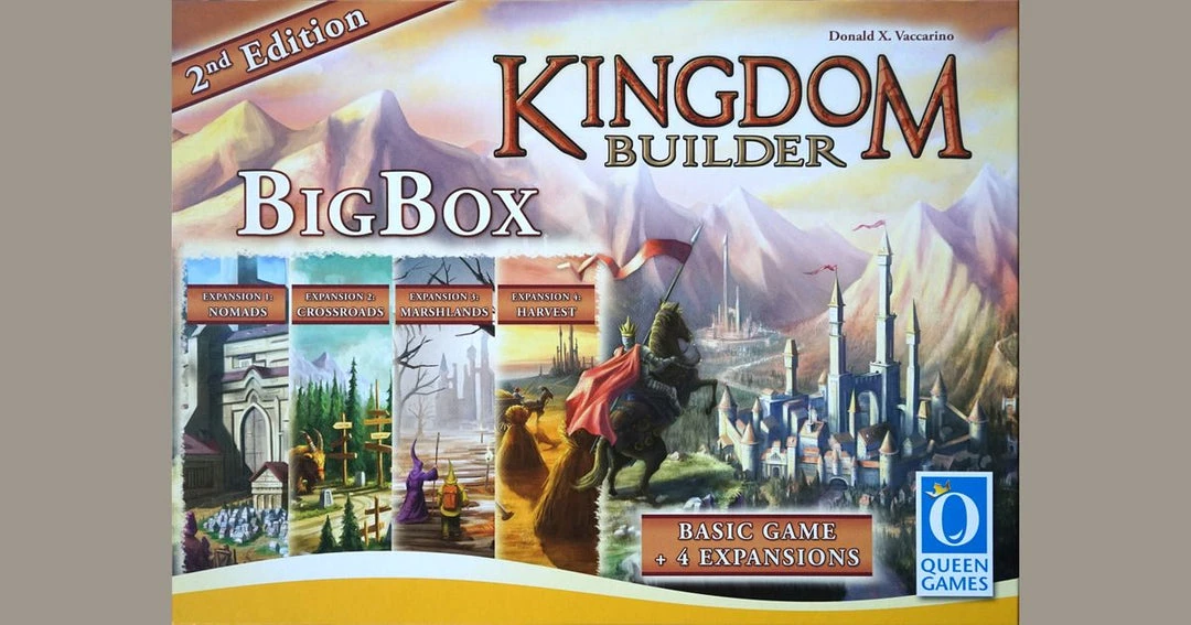 Queen Games Board Games Kingdom Builder: Big Box (2nd Edition) 1 Queen Games Board Games Kingdom Builder: Big Box (2nd Edition)