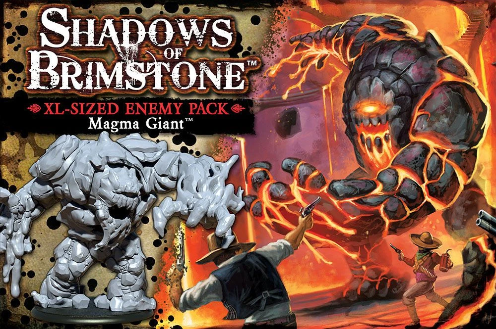 Flying Frog Productions Board Games Shadows Of Brimstone: Magma Giant XL-Sized Enemy Pack 1 Flying Frog Productions Board Games Shadows Of Brimstone: Magma Giant XL-Sized Enemy Pack