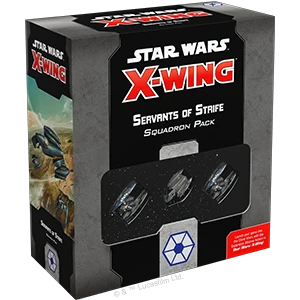 Fantasy Flight Games Star Wars: X-Wing (Second Edition) - Servants Of Strife Squadron Pack 1 Fantasy Flight Games Star Wars: X-Wing (Second Edition) - Servants Of Strife Squadron Pack
