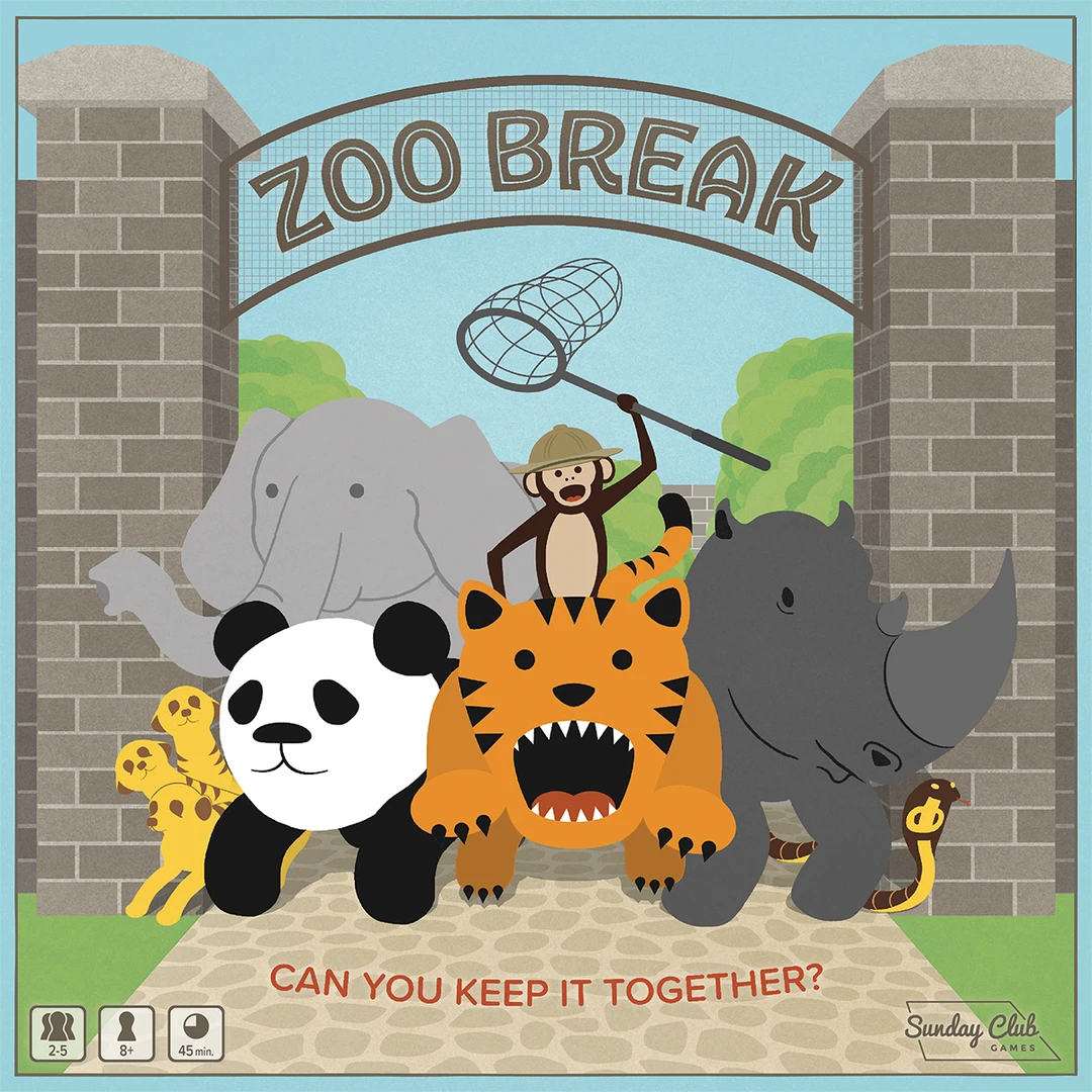 Sunday Club Games Zoo Break Board Games 1 Sunday Club Games Zoo Break Board Games