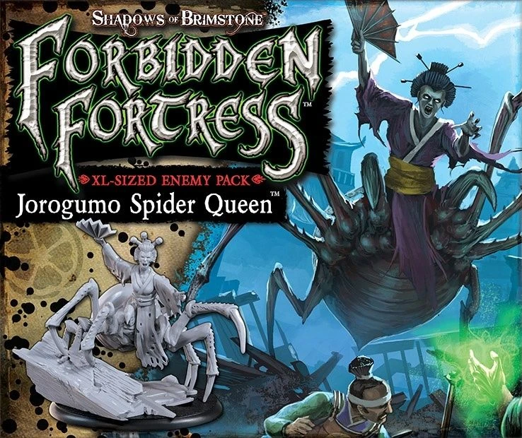 Flying Frog Productions Board Games Shadows Of Brimstone: Jorogumo Spider Queen Enemy Pack 1 Flying Frog Productions Board Games Shadows Of Brimstone: Jorogumo Spider Queen Enemy Pack