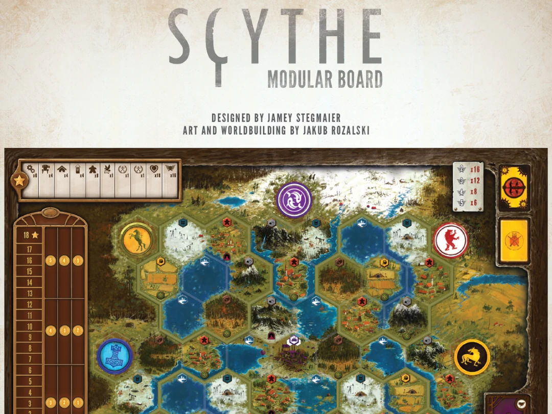 Stonemaier Games Board Games Scythe: Modular Board 1 Stonemaier Games Board Games Scythe: Modular Board