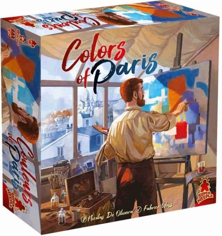 Super Meeple Board Games Colors Of Paris 1 Super Meeple Board Games Colors Of Paris
