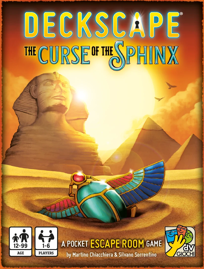 DV Giochi Deckscape: The Curse Of The Sphinx Board Games 1 DV Giochi Deckscape: The Curse Of The Sphinx Board Games