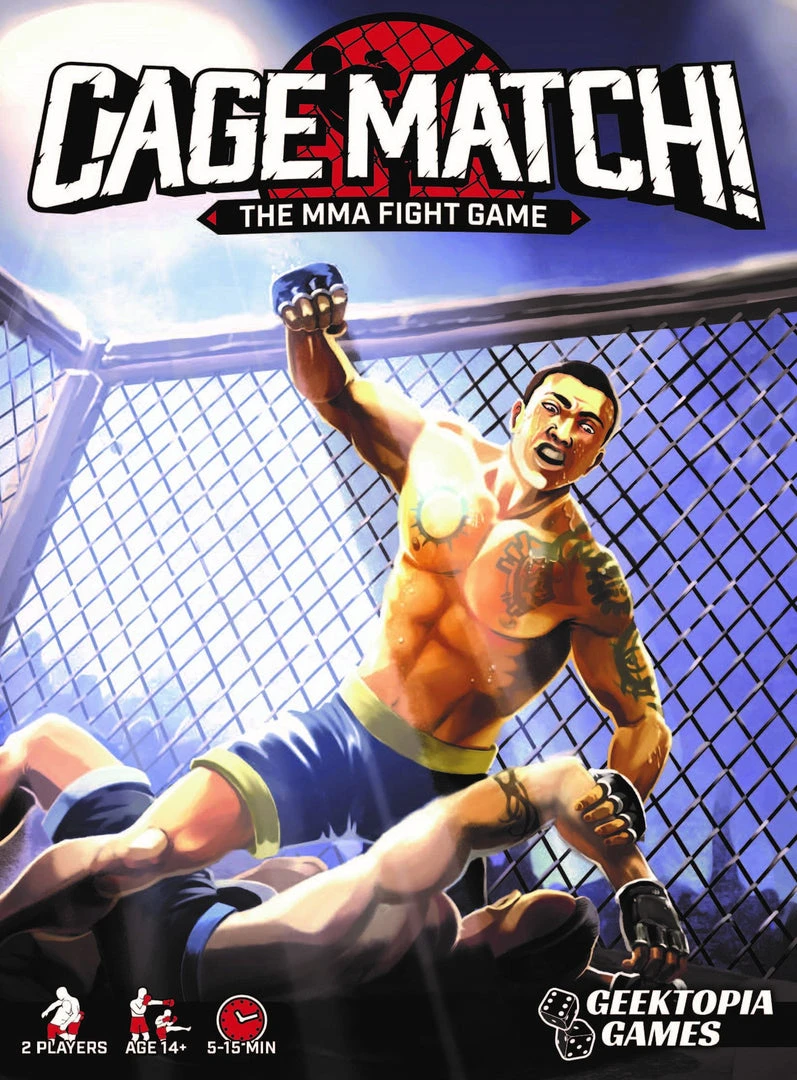 Geektopia Games Board Games Cage Match!: The MMA Fight Game 1 Geektopia Games Board Games Cage Match!: The MMA Fight Game