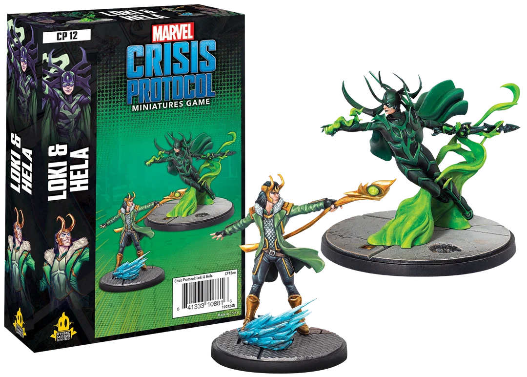 Atomic Mass Games Board Games Marvel: Crisis Protocol – Loki And Hela 1 Atomic Mass Games Board Games Marvel: Crisis Protocol – Loki And Hela