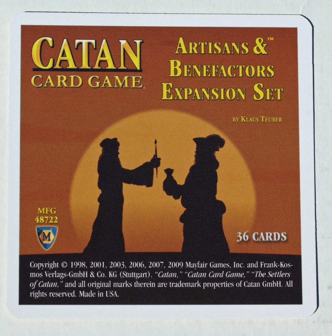 Mayfair Games Catan Card Game: Artisans & Benefactors 1 Mayfair Games Catan Card Game: Artisans & Benefactors
