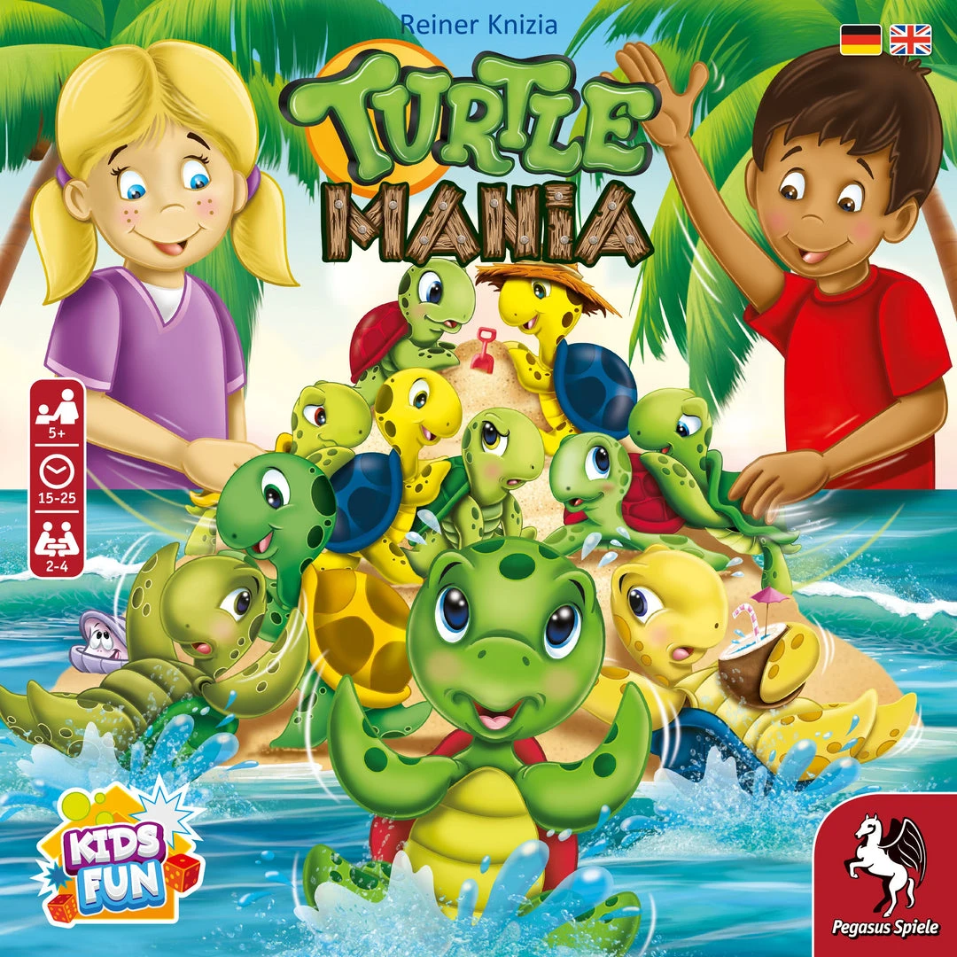 Pegasus Spiele Board Games Turtle Mania *PRE-ORDER* 1 Pegasus Spiele Board Games Turtle Mania *PRE-ORDER*