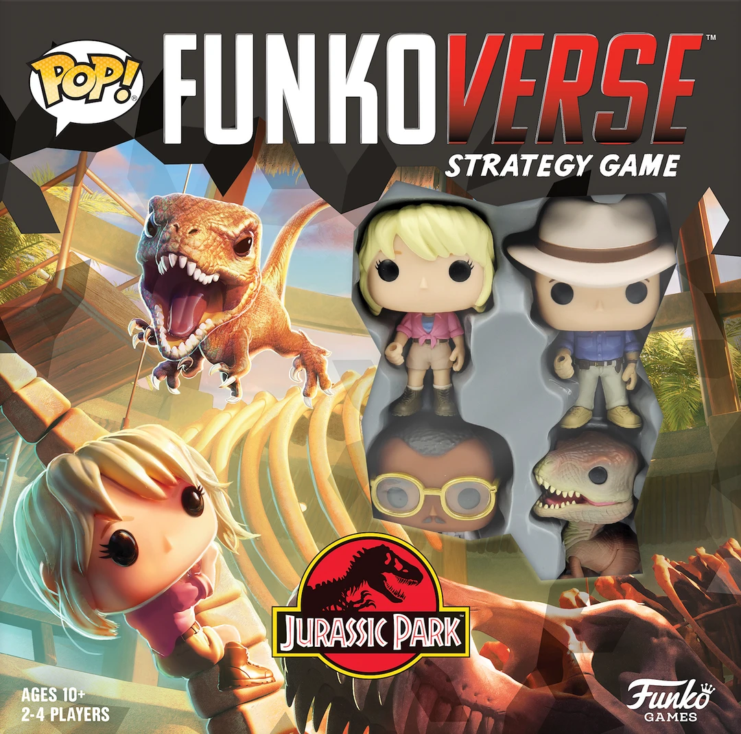Funko Games Funkoverse Strategy Game: Jurassic Park 100 1 Funko Games Funkoverse Strategy Game: Jurassic Park 100