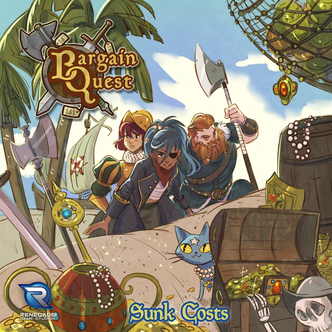 Renegade Game Studios Bargain Quest: Sunk Costs Board Games 1 Renegade Game Studios Bargain Quest: Sunk Costs Board Games
