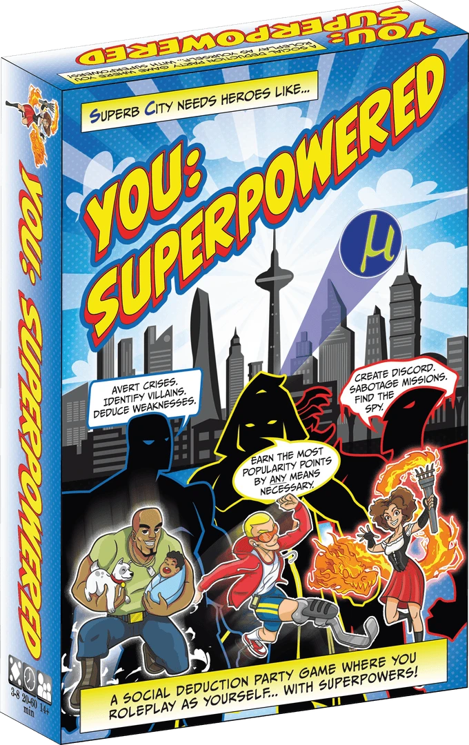 Neon Mu Games YOU: SUPERPOWERED *PRE-ORDER* Board Games 1 Neon Mu Games YOU: SUPERPOWERED *PRE-ORDER* Board Games