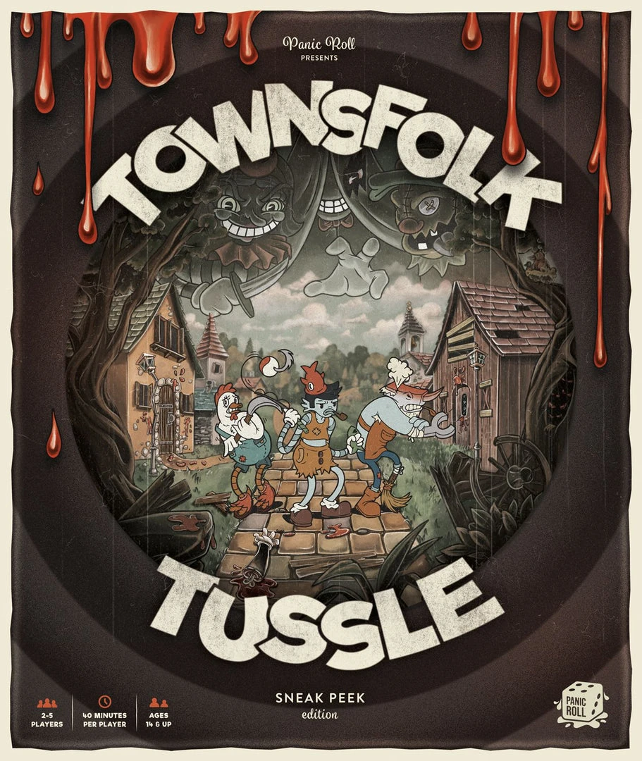 Panic Roll Townsfolk Tussle (Retail Edition) Board Games 1 Panic Roll Townsfolk Tussle (Retail Edition) Board Games