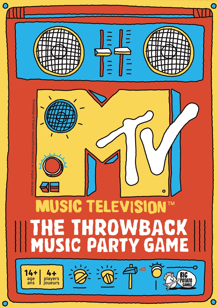Big Potato Board Games MTV: The Throwback Music Party Game 1 Big Potato Board Games MTV: The Throwback Music Party Game